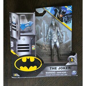 Spin Master: DC Batman Series‎ The Joker (Rare - Silver)  4" Figure